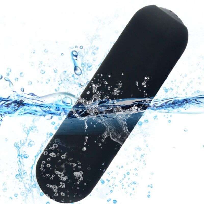 ARMONY – SPLASH JOIE VIBRATEUR BULLET TÉLÉCOMMANDE EN SILICONE 10 VIBRATIONS 75 X 19 CM NOIR
