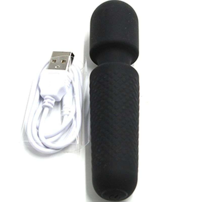 ARMONY – YOUR MAGIC MASSEUR  VIBRATEUR RECHARGEABLE 10 VIBRATIONS BAGUETTE DOTS NOIR