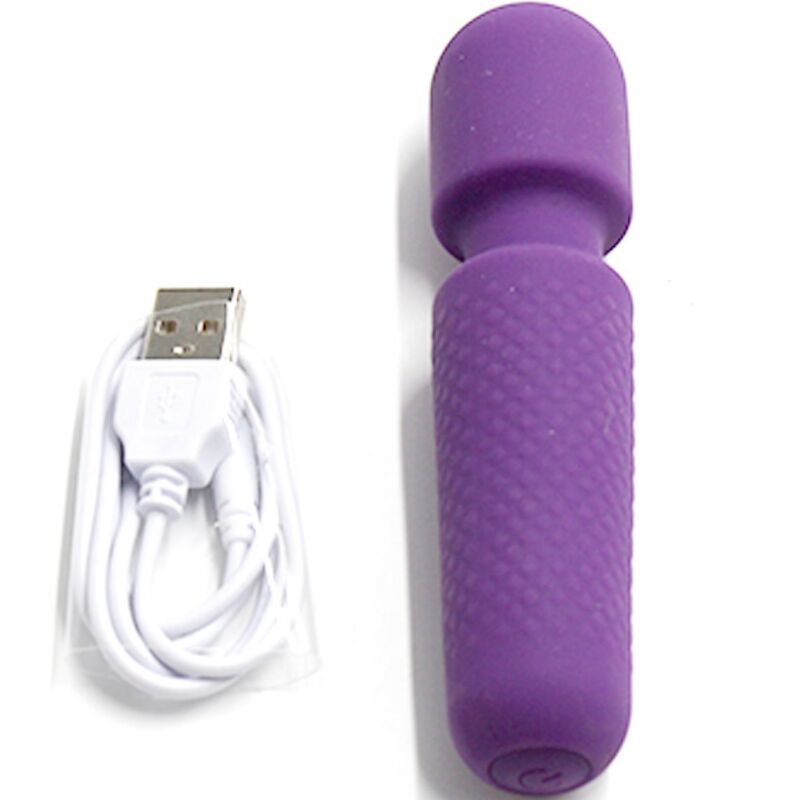 ARMONY – YOUR MAGIC MASSEUR  VIBRATEUR RECHARGEABLE 10 VIBRATIONS BAGUETTE DOTS VIOLET