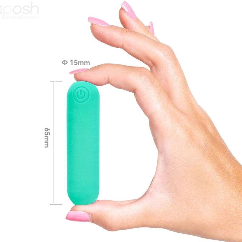ARMONY – SPLASH JOLINE VIBRATEUR BULLET TÉLÉCOMMANDE EN SILICONE 10 VIBRATIONS 65 X 15 CM VERT