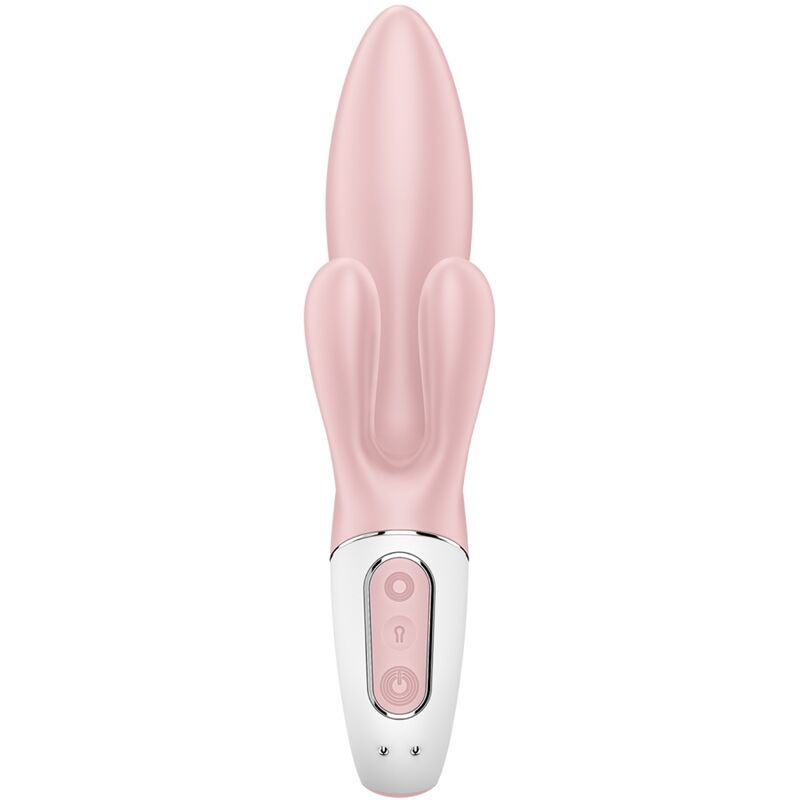 SATISFYER – AIR PUMP BUNNY 3 VIBRATEUR GONFLABLE LAPIN ROSE
