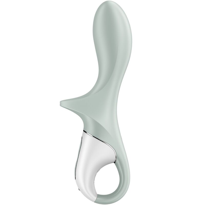 SATISFYER – AIR PUMP BOOTY 3 VIBRATEUR ANAL GONFLABLE GRIS VERT