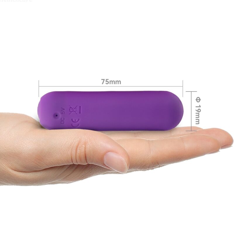 ARMONY – SPLASH HAHA VIBRATEUR BULLET SILICONE 10 VIBRATIONS 75 X 19 CM VIOLET