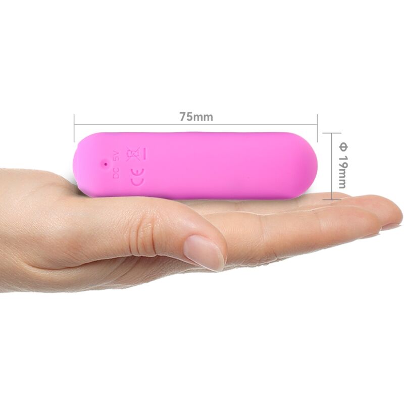 ARMONY – SPLASH HAHA VIBRATEUR BULLET SILICONE 10 VIBRATIONS 75 X 19 CM ROSE