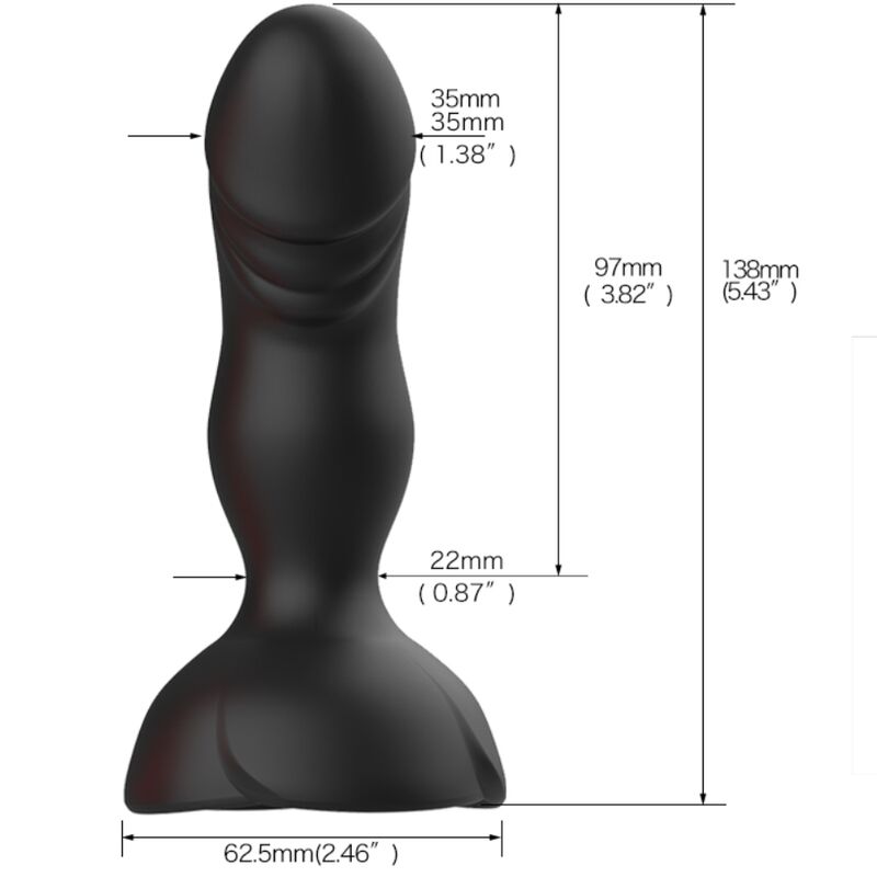 ARMONY – EXTREME A BLOOM VIBRATEUR ROSE ET PLUG ANAL TÉLÉCOMMANDE NOIR
