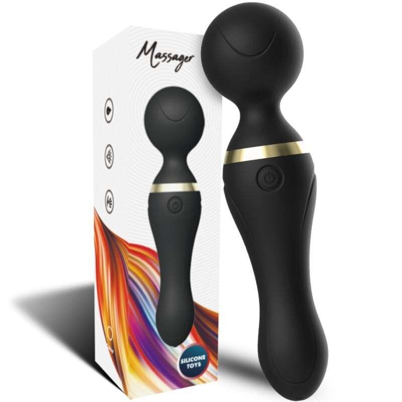 ARMONY – FREEZA MASSAGER  VIBRATEUR TÊTE SUPER FLEXIBLE NOIR