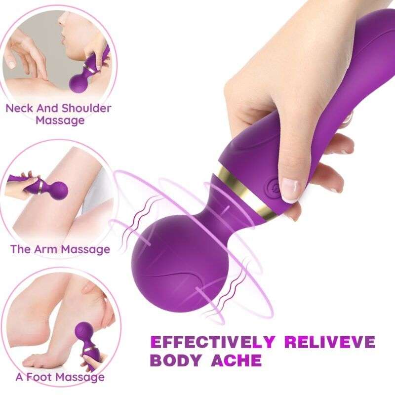 ARMONY – FREEZA MASSAGER  VIBRATEUR TÊTE SUPER FLEXIBLE VIOLET
