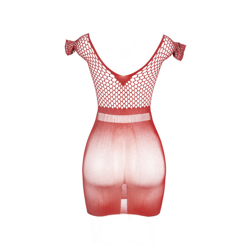 SUBBLIME – 951924 ROBE COURTE EN CROCHET ROUGE TAILLE UNIQUE
