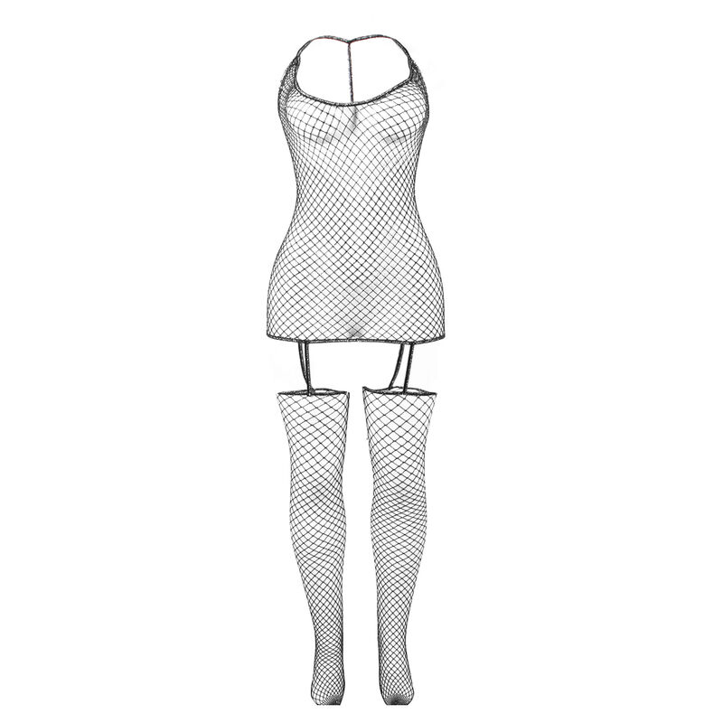 SUBBLIME – 951955 BODYSTOCKING RÉSEILLE BRILLANTE TAILLE UNIQUE