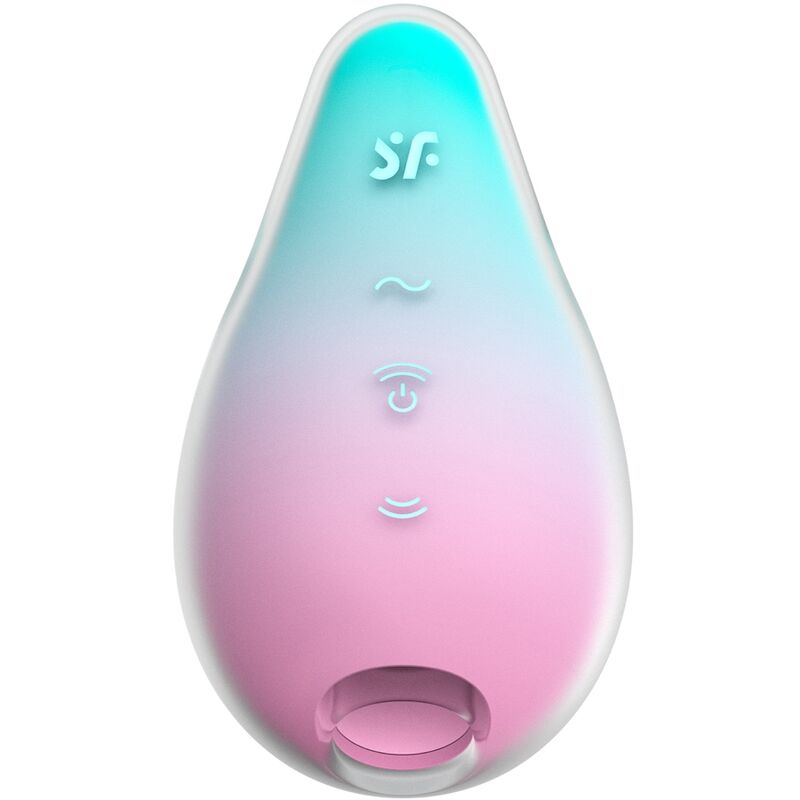 SATISFYER – MERMAID VIBES STIMULATEUR  VIBRATEUR MENTHE ET ROSE