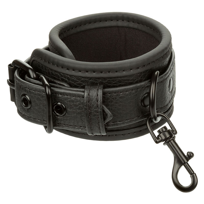 CALEXOTICS – NOCTURNAL POIGNETS EN CUIR RÉGLABLES NOIRS