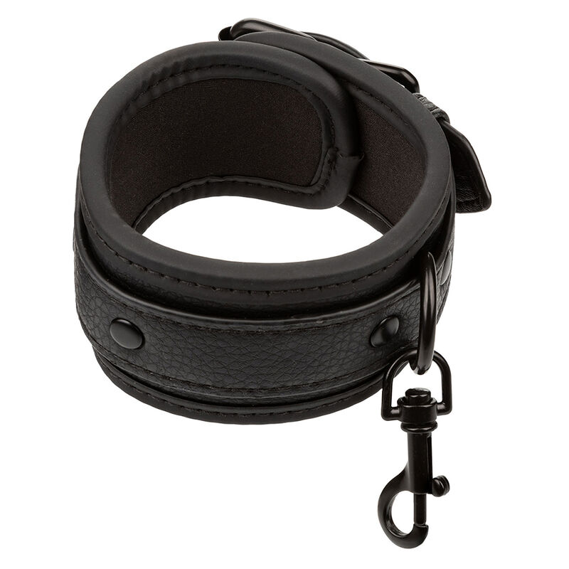 CALEXOTICS – NOCTURNAL CHEVILLES RÉGLABLES EN CUIR NOIR