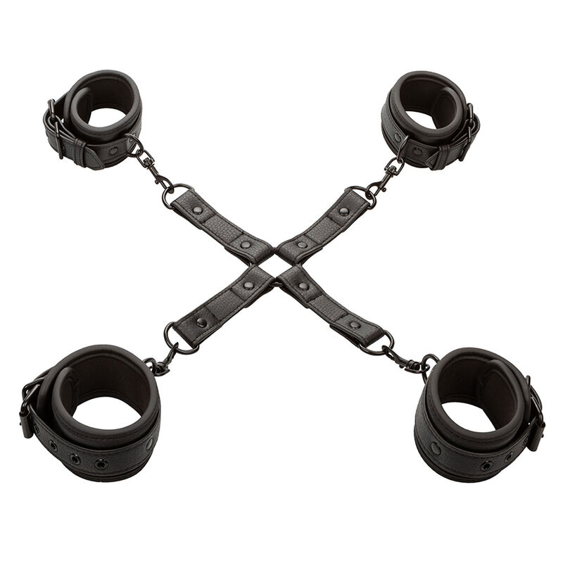 CALEXOTICS – NOCTURNAL CONNECTEUR TIE HOG CUERO AJUSTABLE NOIR