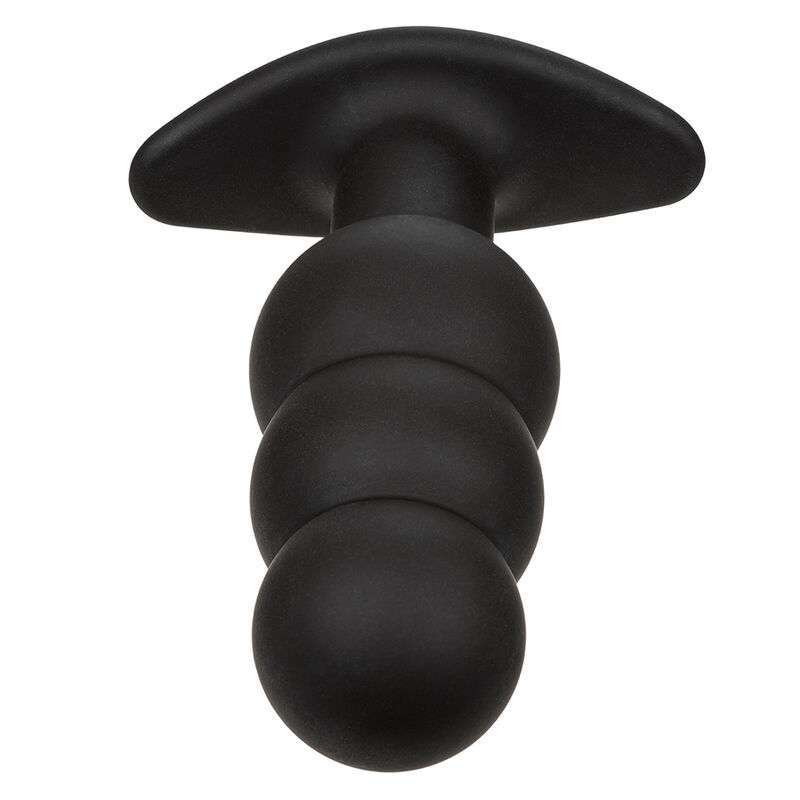 CALEXOTICS – ROCK BOTTOM PLUG ANAL PERLÉ 10 VIBRATIONS SILICONE NOIR