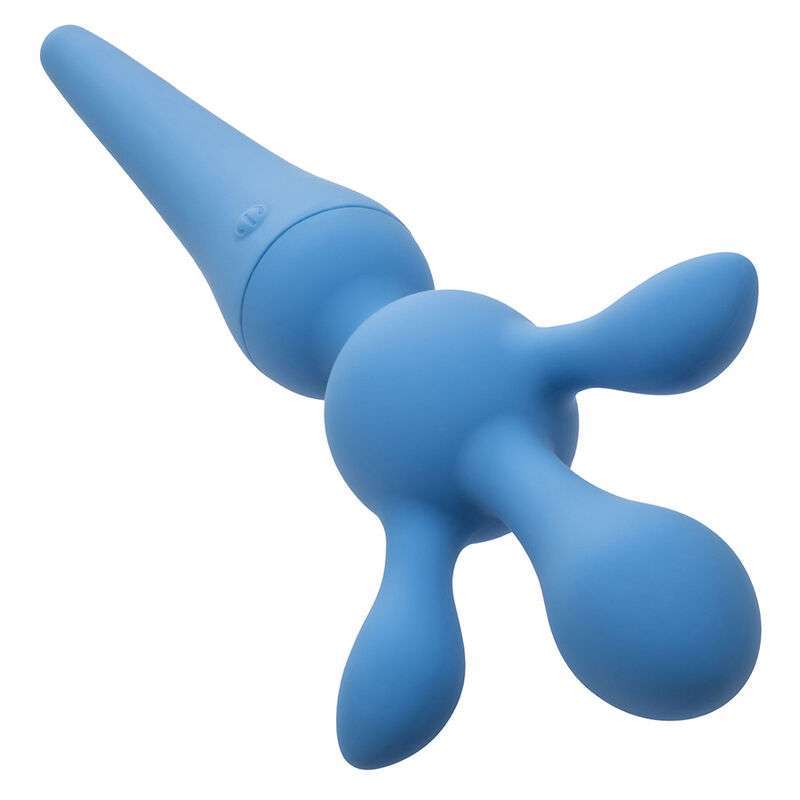 CALEXOTICS – COUTURE KIT VIBRATEUR WAND 10 VIBRATIONS BLEU