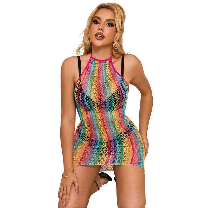 SUBBLIME – 952341 ROBE RÉSEILLE ARC-EN-CIEL TAILLE UNIQUE