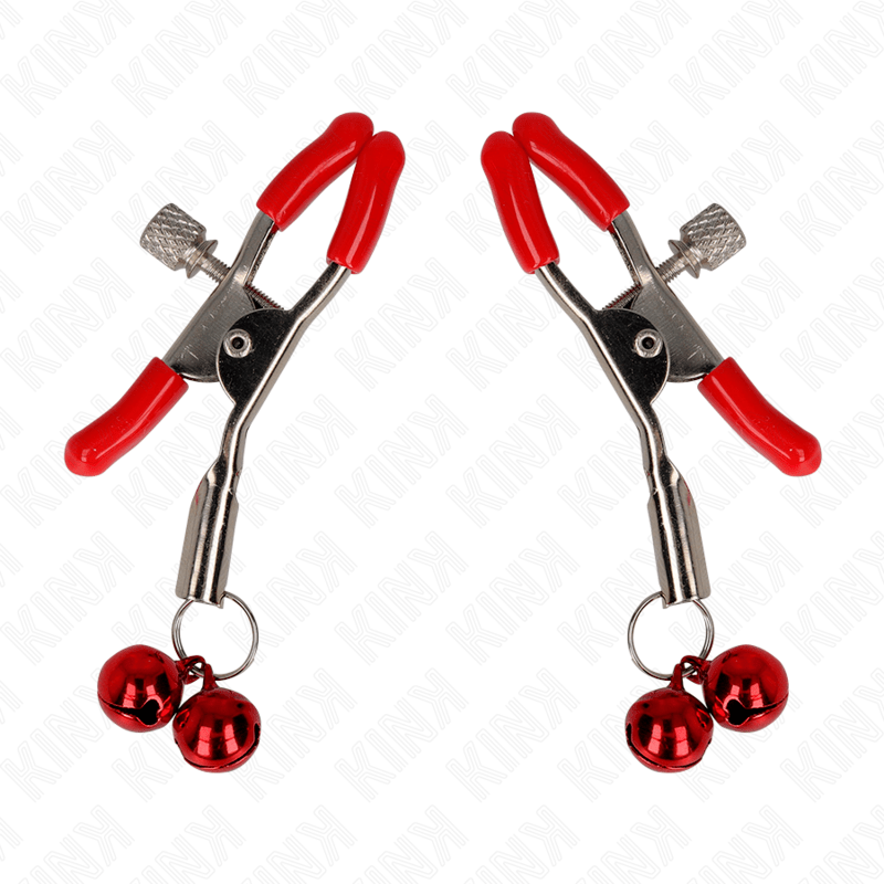 KINK – PINCE À METON DOUBLE CLOCHE ROUGE ROUGE 6 CM