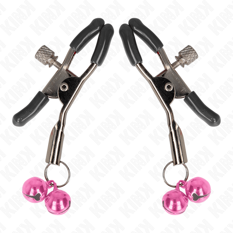 KINK – PINCE À METON DOUBLE CLOCHE ROSE 6 CM