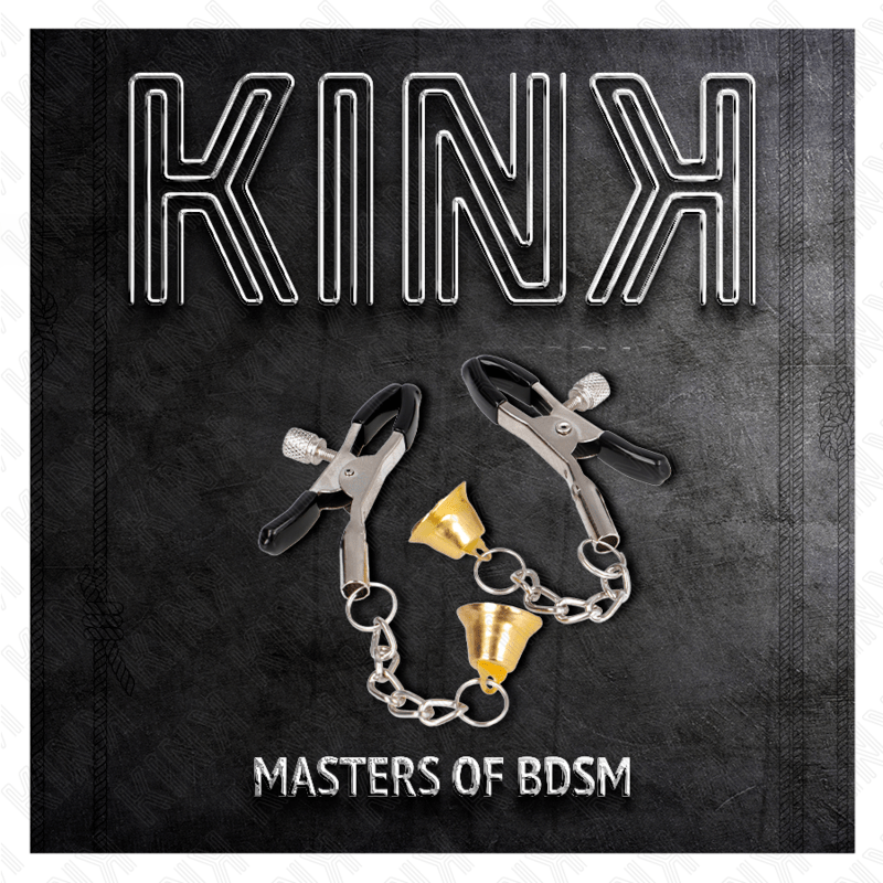 KINK – PINCES À TÉLÉMON PENDENTIF CLOCHE OR 6 CM