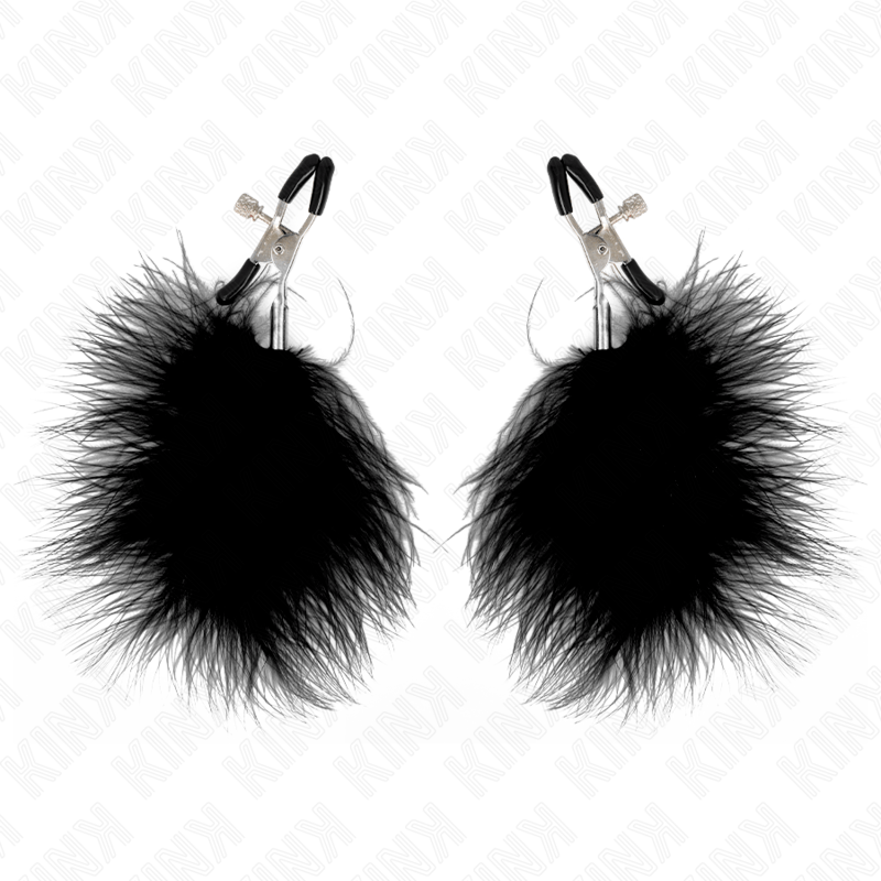 KINK – PINCE À METON PLUME NOIR 7 CM