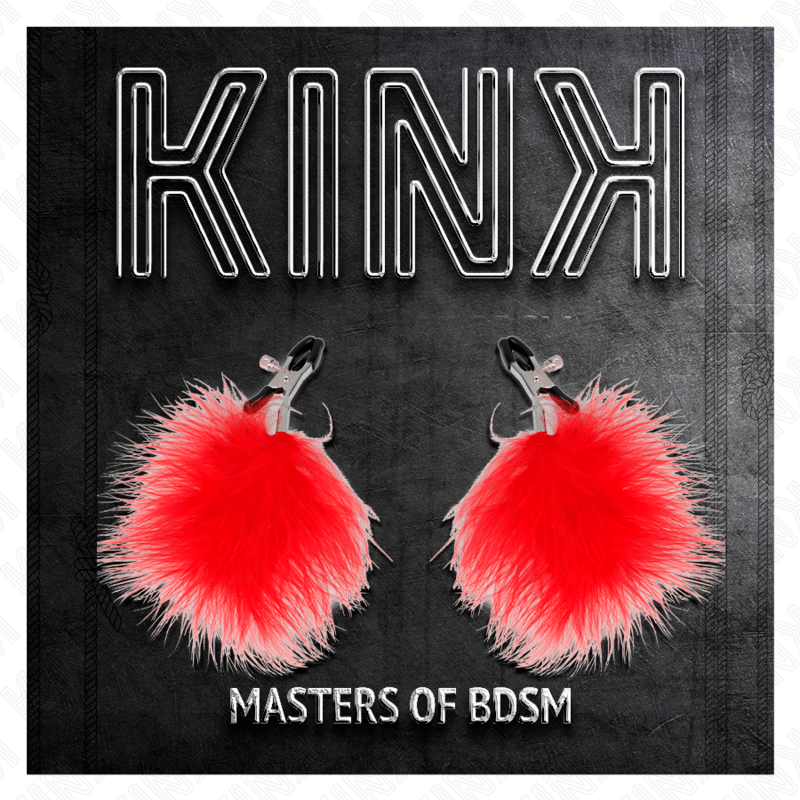 KINK – PINCE À METON PLUME ROUGE 7 CM
