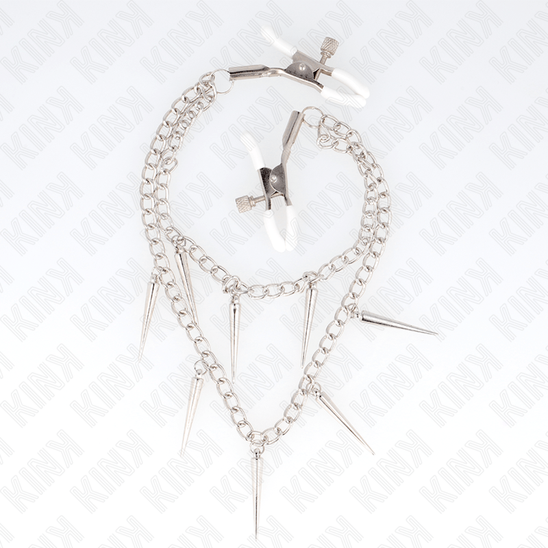 KINK – PINCES À METELIER AVEC CHAÎNES À POINTES 30 CM