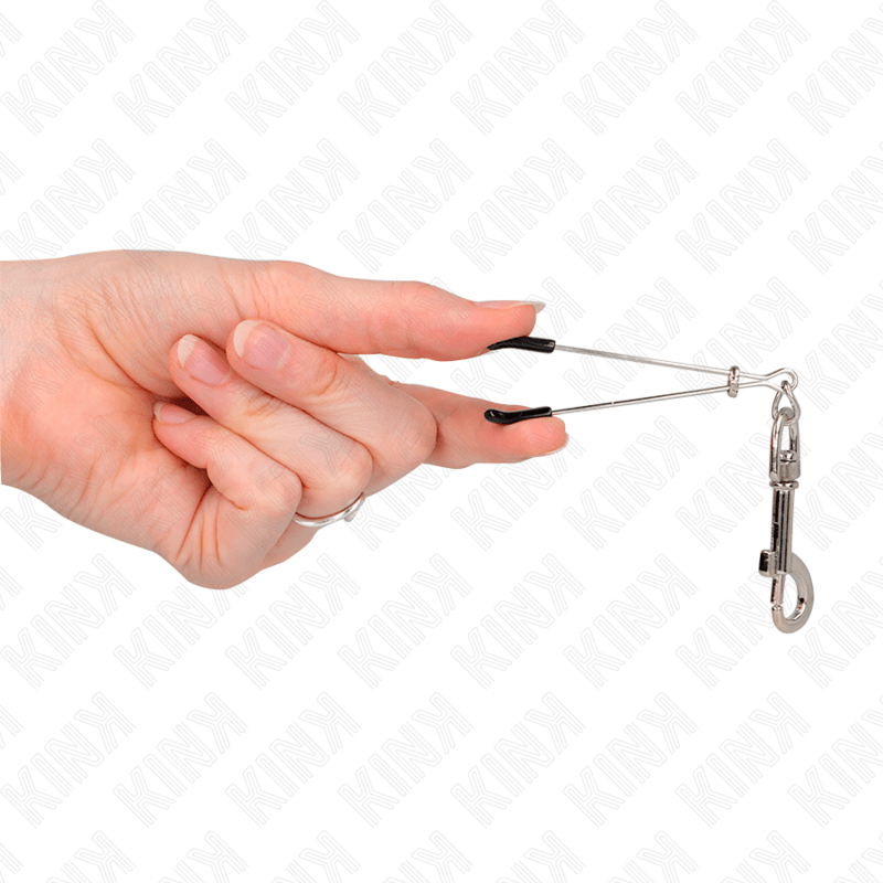 KINK – PINCE À METON CROCHET FIN ARGENT 7 CM