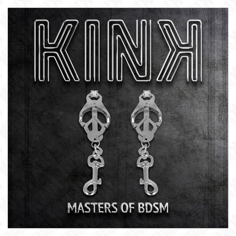 KINK – PINCES À METELLES TRÈFLE JAPONAIS AVEC CROCHETS ARGENT