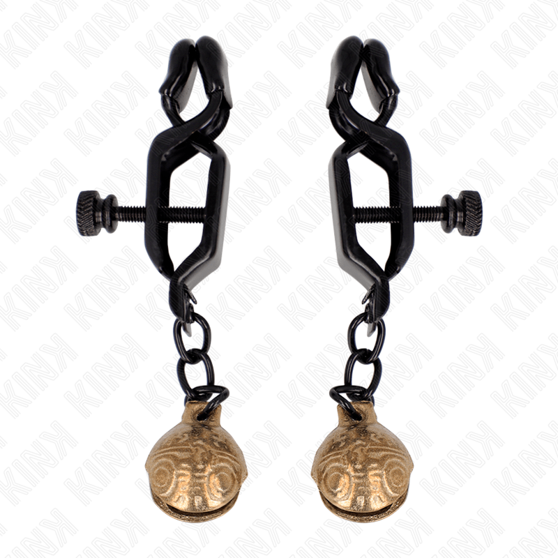 KINK – PINCES À METELONS STYLE CLOCHE NOIR 7 CM