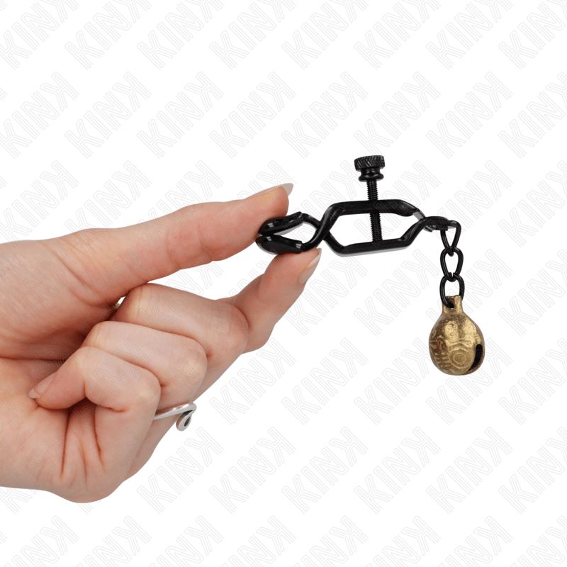 KINK – PINCES À METELONS STYLE CLOCHE NOIR 7 CM
