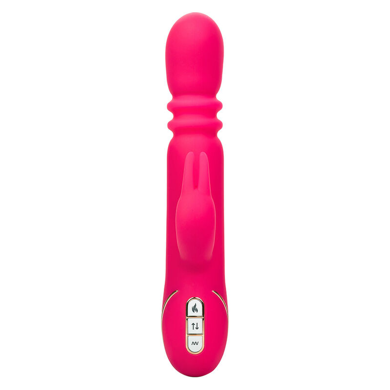 CALEXOTICS – JACK FANTASY TRIPLE VIBRATEUR CHAUFFANT LAPIN ROSE
