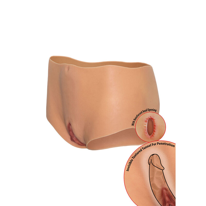 HIDDEN DESIRE – ALTER EGO VAGIN OUVERT ET CUL SLIP TAILLE MOYENNE CHAIR