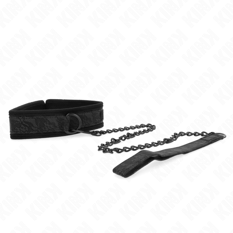 KINK – COLLIER MODÈLE BASIC AVEC LAISSE 77 CM MODÈLE 5 AJUSTABLE 34-54 CM X 5 CM
