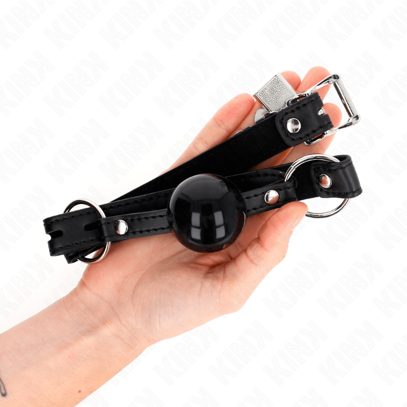KINK – BÂTON TPE BALLE 4 CM AVEC SERRURE NOIRE 60 x 2 CM