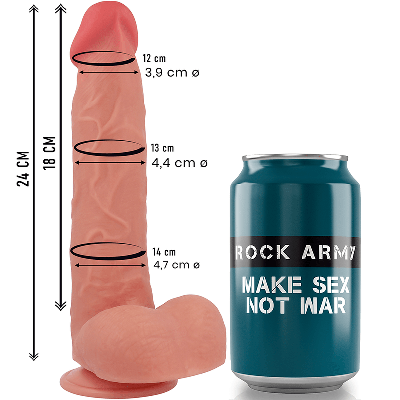 ROCKARMY – RAPTOR SILICONE LIQUIDE 24 CM -O- 4,4 CM
