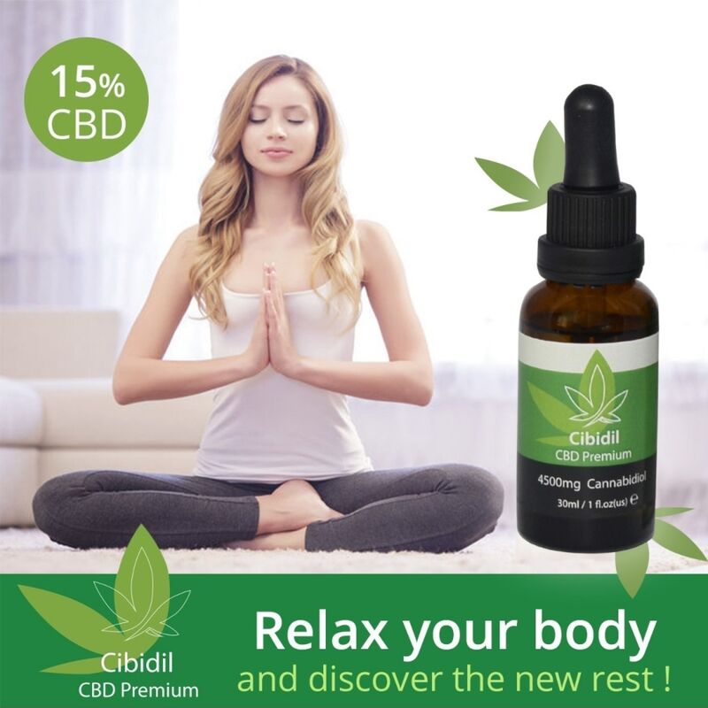 500 COSMETICS – CIBIDIL HUILE DE CBD RELAXANTE 15 % 30 ML