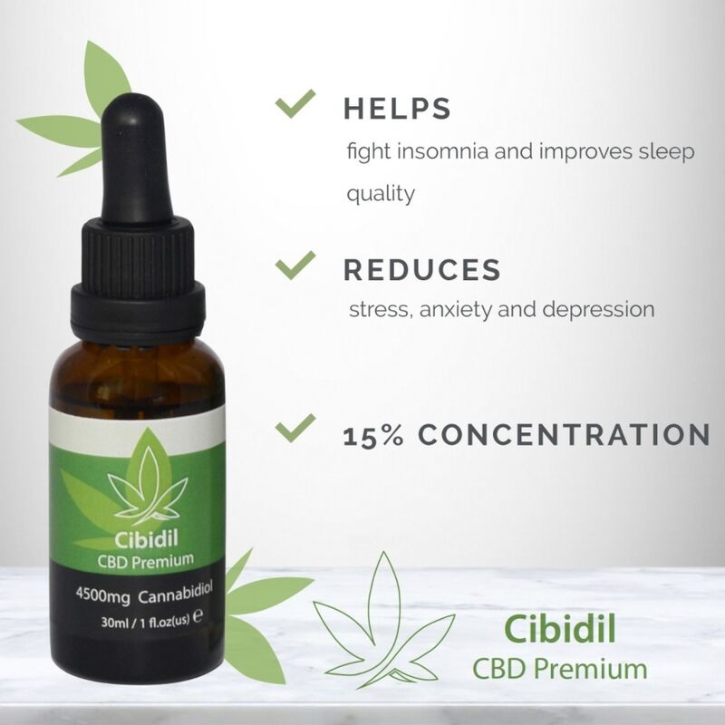 500 COSMETICS – CIBIDIL HUILE DE CBD RELAXANTE 15 % 30 ML