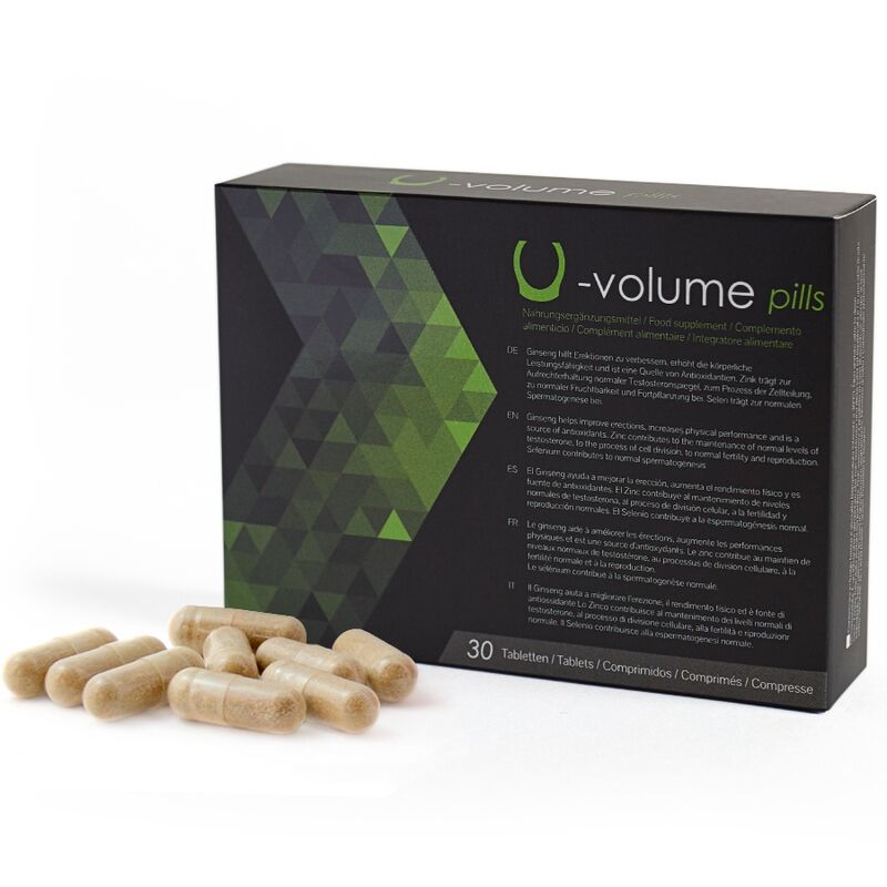 500 COSMETICS – U-VOLUME AUGMENTE LA QUALITE ET LA QUANTITE DU SPERME – 30 CAPSULES