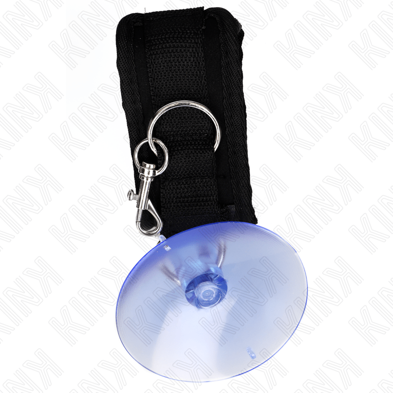 KINK – APPUI-POIGNETS À VENTOUSE NOIR 29-40 CM X 5 CM