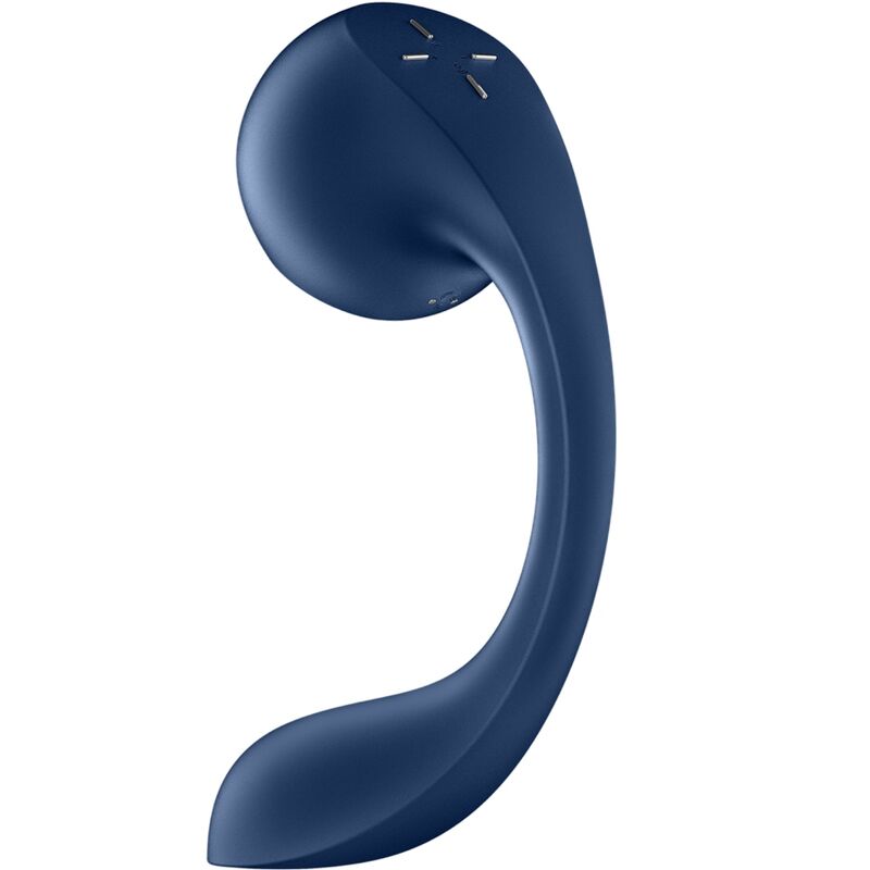 SATISFYER – PRO+ WAVE 4 STIMULATEUR POINT G ET IMPULSION DAIR APPLICATION GRATUITE BLEU FONCÉ