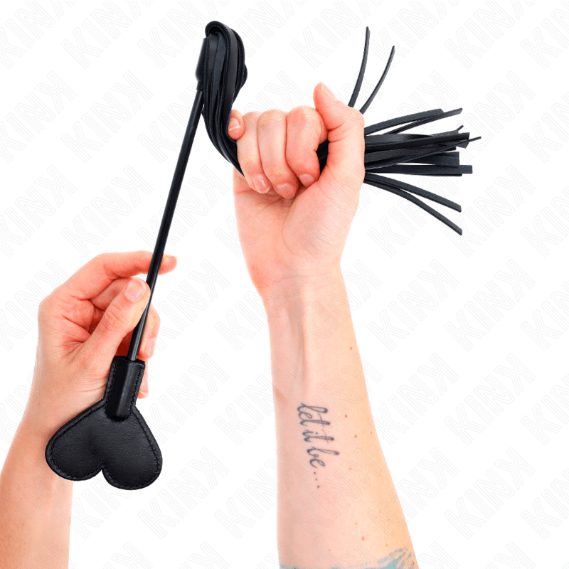 KINK – FOUET GAMME AVEC COEUR PANDEL 35 CM