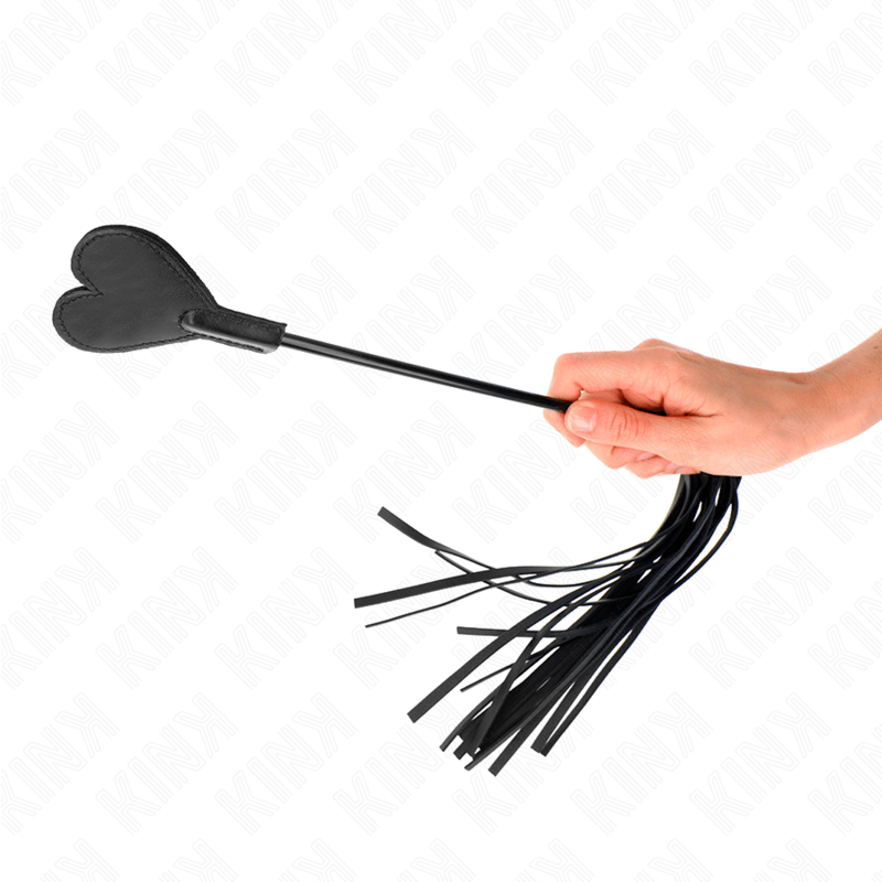 KINK – FOUET GAMME AVEC COEUR PANDEL 35 CM