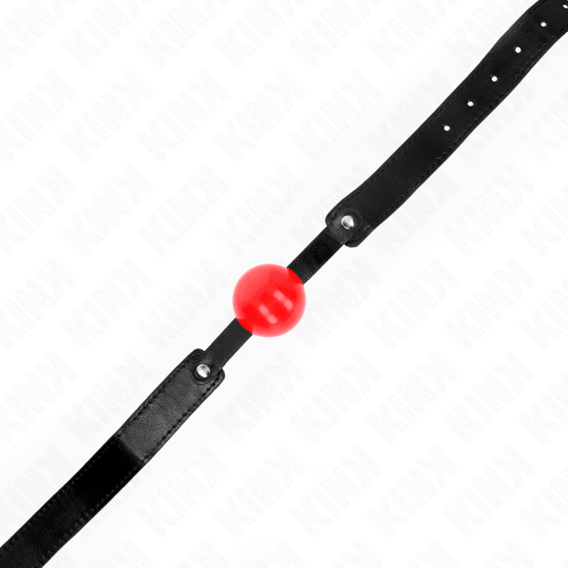 KINK – BALLE TPE SOUPLE 4 CM GAG MODÈLE 1 66 x 2,5 CM RÉGLABLE 41-61 CM