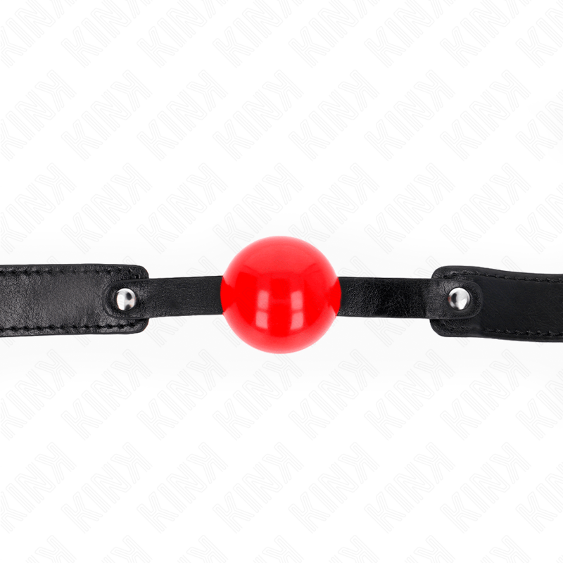 KINK – BALLE TPE SOUPLE 4 CM GAG MODÈLE 1 66 x 2,5 CM RÉGLABLE 41-61 CM