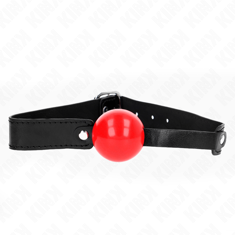 KINK – BALLE TPE SOUPLE 4 CM GAG MODÈLE 1 66 x 2,5 CM RÉGLABLE 41-61 CM