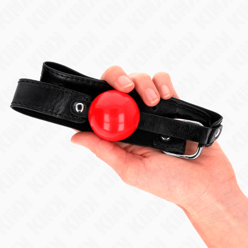 KINK – BALLE TPE SOUPLE 4 CM GAG MODÈLE 1 66 x 2,5 CM RÉGLABLE 41-61 CM