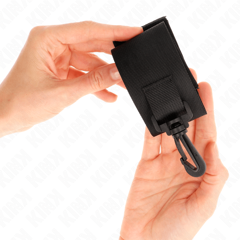 KINK – APPAREILS-POIGNETS EN NYLON NOIR