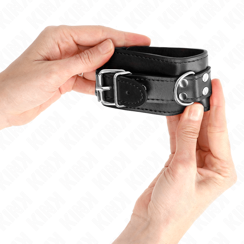 KINK – APPUI-POIGNET SIMPLE NOIR AJUSTABLE 20-23 CM X 5,5 CM