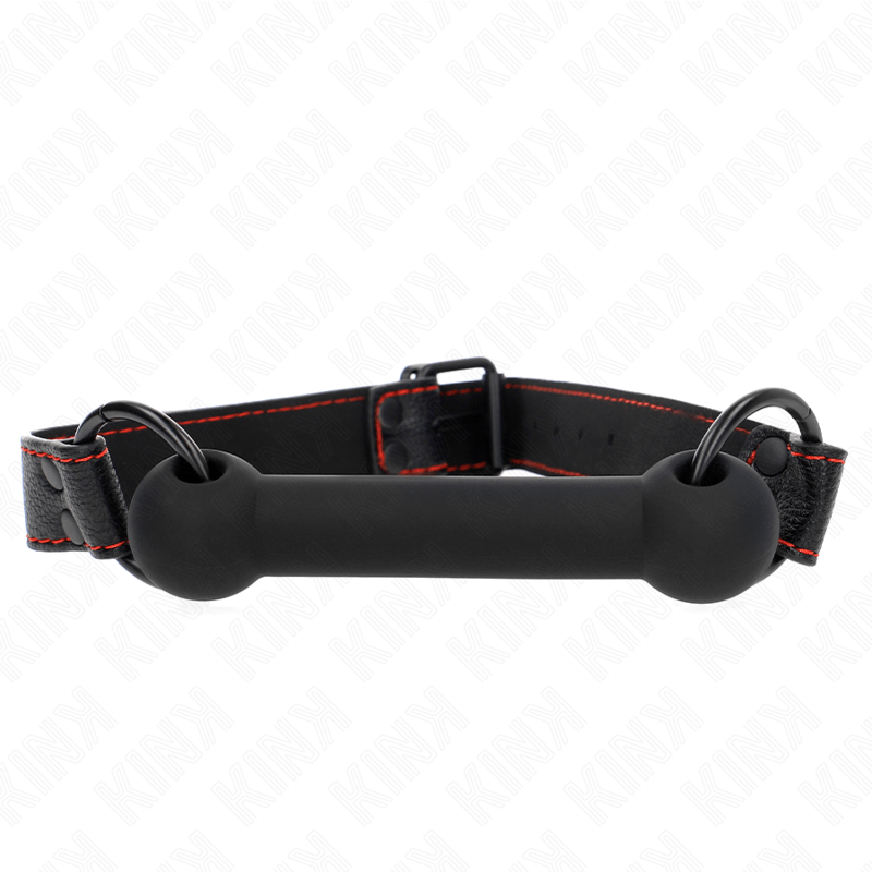 KINK – BONE BAG AVEC SANGLE EN CUIR NOIR AJUSTABLE 41-57 CM