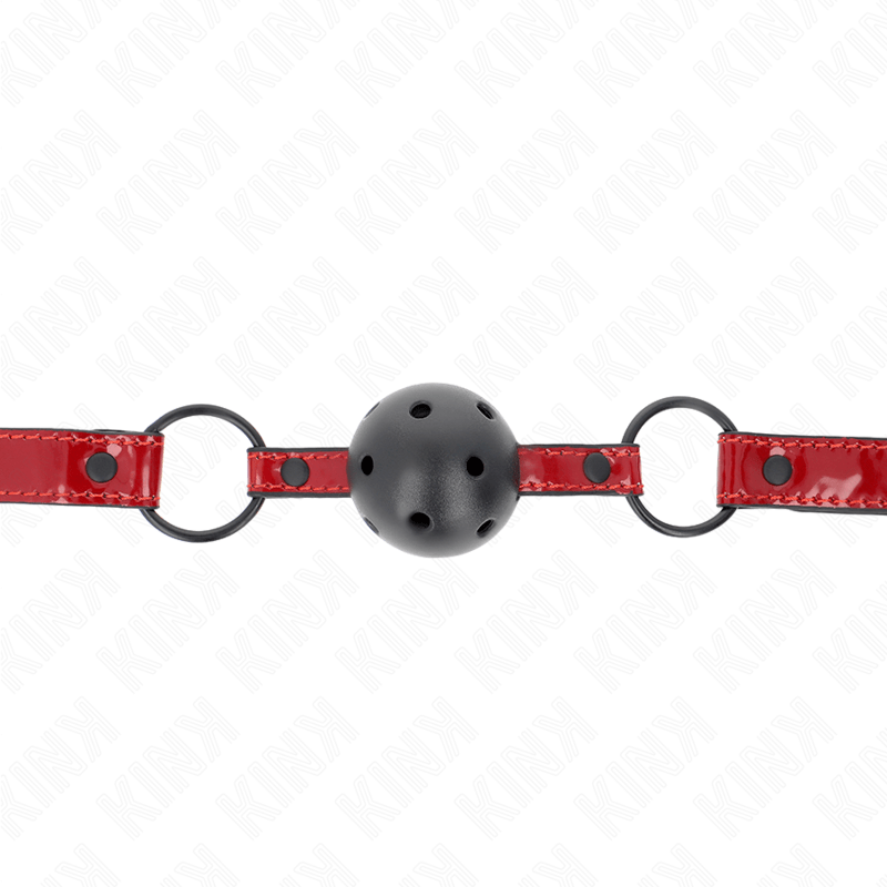 KINK – BOULE EN CUIR BRILLANT 4,5 CM BAG 63,5 X 2 CM AJUSTABLE 41 X 59 CM